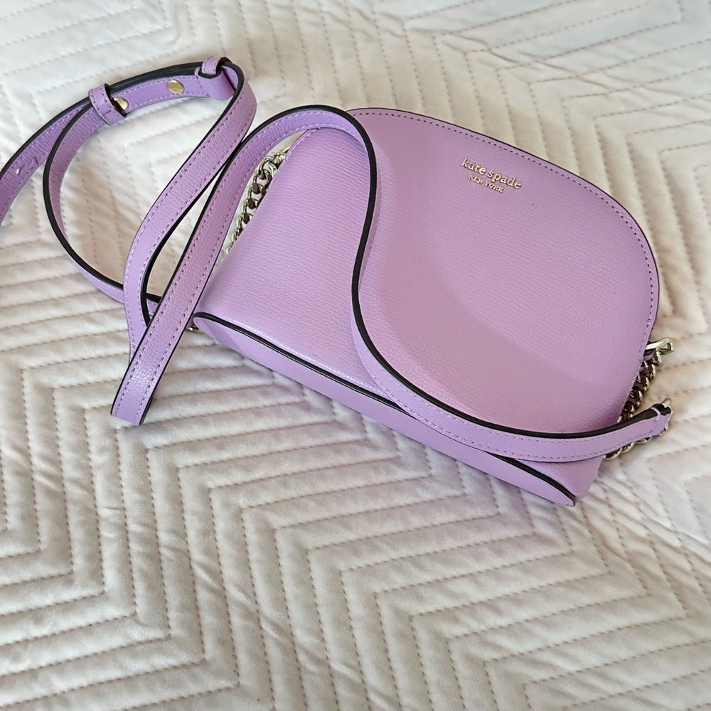 Kate Spade Purple Crossbody Bag with Sleek Design